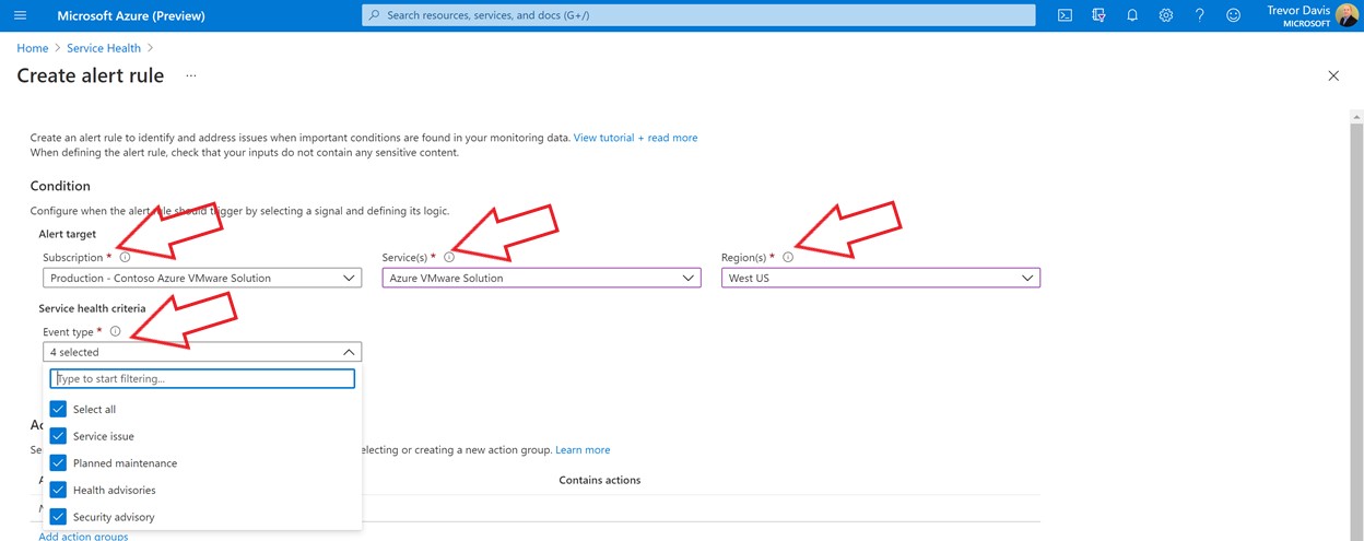 configure conditions